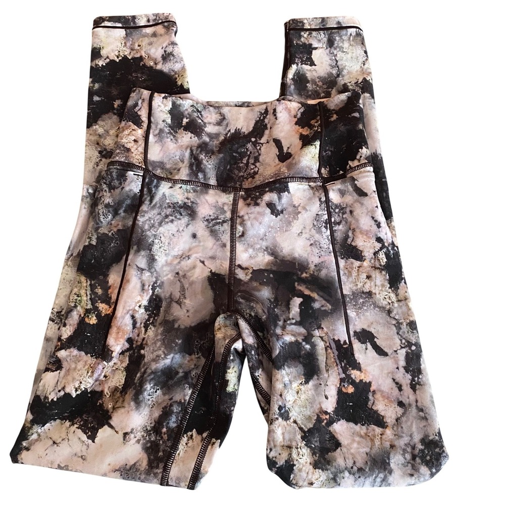 CALIA Inspire Leggings NWT XS High Rise 7/8 Legging Abstract Marble Print